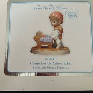 Precious Moments Come Let Us Adore Him Figurine